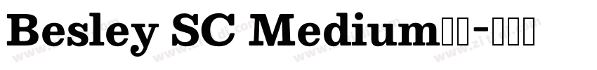 Besley SC Medium字体字体转换